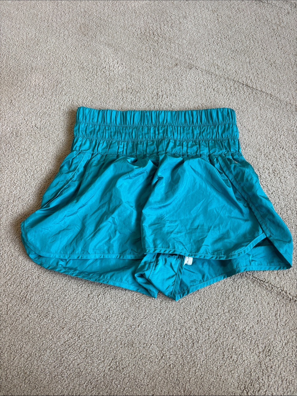 FP Movement by Free People Teal High-Rise Athletic Shorts
